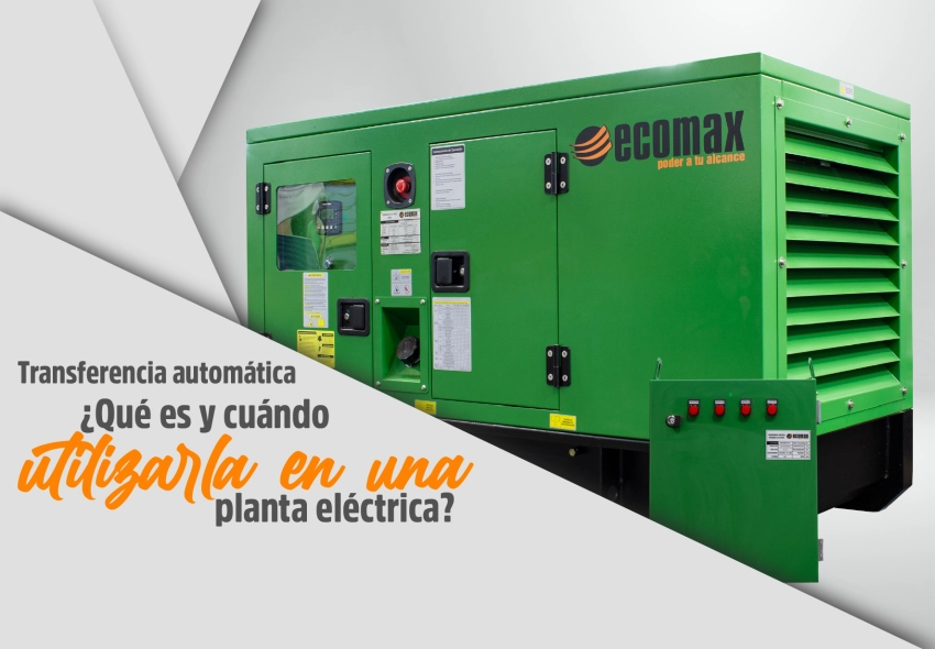 Transferencia automática para plantas eléctricas industriales