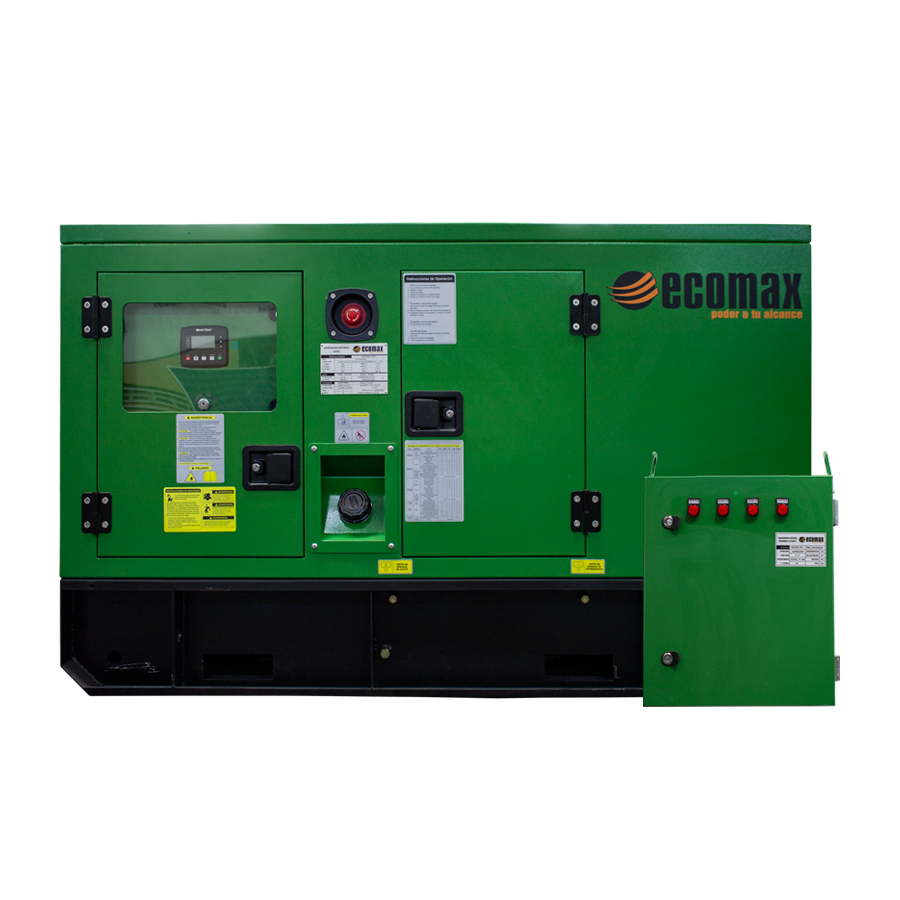 Generador 20kVA con transferencia automática Ecomax GDE20SS-YN-T