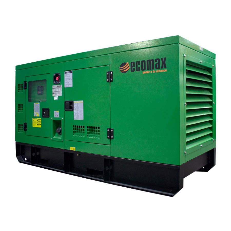 Generador eléctrico GDE350SS-YN Ecomax Generador eléctrico diésel de 350kVA cabinado GDE350SS-YN marca Ecomax