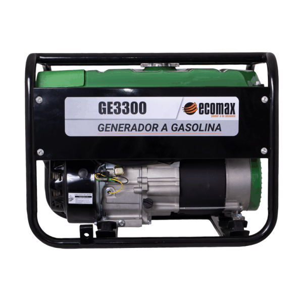 Generador eléctrico gasolina de 3.3kVA GE3300 marca Ecomax
